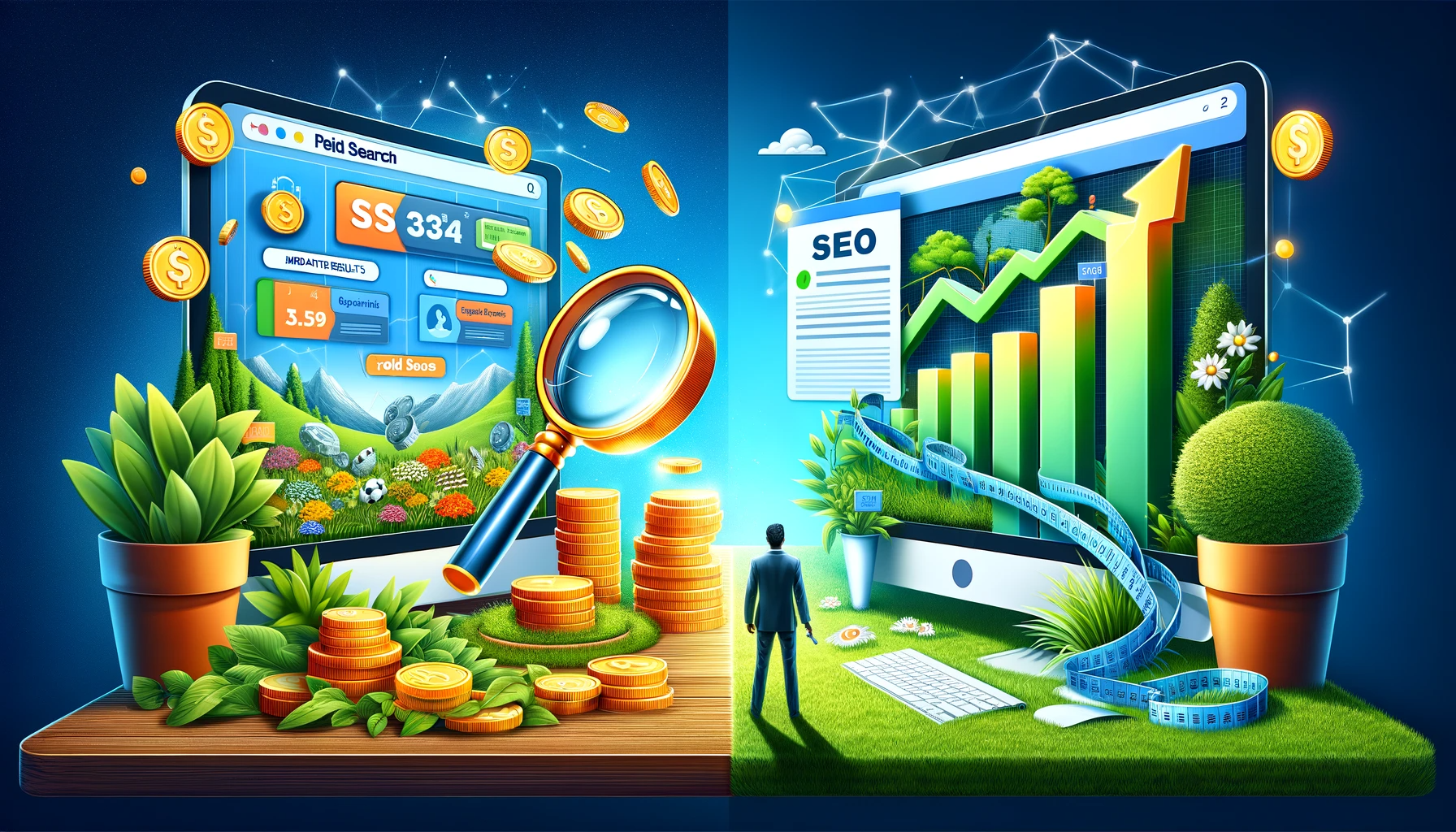 Paid Search vs. Search Engine Optimization